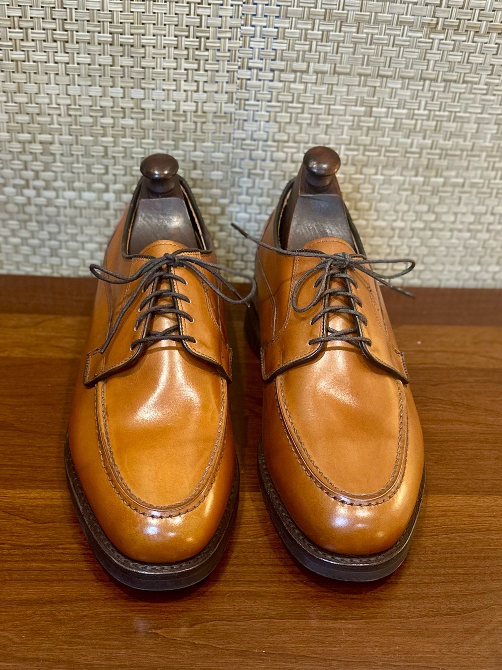 NWOB VTG 1990s-2000 Allen Edmonds Benton Comfort Orthotic Bluchers 10D USA